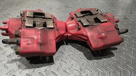 Passenger Right Driver Left Red Calipers Rear WRX Fits 06-07 IMPREZA 75703 image 9