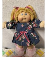 Vintage Cabbage Patch Kid Girl HTF Butterscotch Hair Blue Eyes Head Mold... - $245.00
