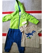  Wonder Nation Baby Boy w/Jacket/Jogger Pants/T-shirt 3-piece 2 sets siz... - $418.86 MXN