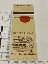 Matchbook Cover  Pier House Hotel  Key West, Florida gmg  Unstruck - £9.54 GBP