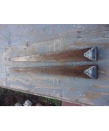 pair Vintage Teak spreader Spars for sailboat Mast 43&quot; aluminum hardware - $4,181.89 MXN