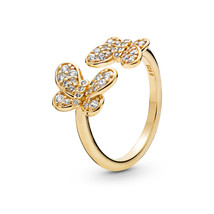 Spring New High Quality 100% 925 Silver Original Butterfly Bracelet, Ring Series - £56.72 GBP