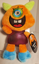 Dan Dee Halloween Plush &quot;Orange Monster&quot; With Tags - 8 Inch - £11.98 GBP