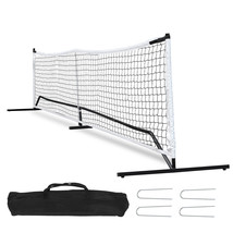 Portable Pickleball Game Tennis Net Powder Coated Frame Yard W/ Carry Ba... - $85.99