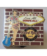 2011 The Original Las Vegas Hard Rock Cafe Welcome Love All Serve All Pin - $20.68 CAD