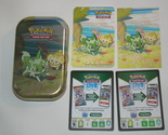 (1) Pokemon (Empty)Tin (1) Art Card (Sprigatito) (1) Sticker Sheet(2) Co... - $10.00