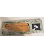 St. Pierre Custom Breadboard and Knife Maple Right Hand Set Made In USA NIB - £18.33 GBP