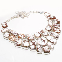 Wild Horse Gemstone Handmade Fashion Ethnic Gifted Necklace Jewelry 18&quot; SA 4137 - £12.78 GBP