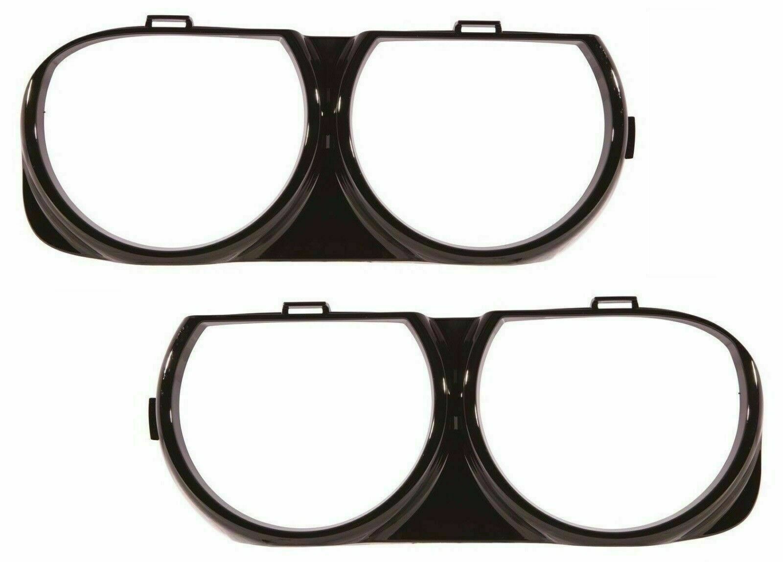 DODGE CHALLENGER 2015-2020 RIGHT LEFT HEADLIGHT BEZELS TRIM HEAD LIGHT L... - $47.52