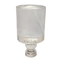 Royal Designs, Inc. Short Cylinder Clear 2.25&quot; Lamp Finial for Lamp Shade, Polis - $24.70