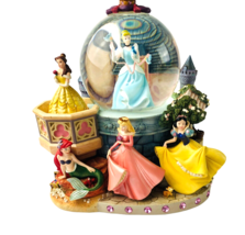 Disney Princess Large Snow Water Globe Music Box A Dream Is A Wish...REA... - £155.96 GBP