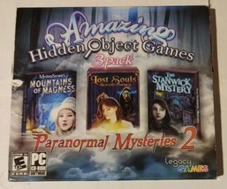  Amazing Hidden Object Games 3 Pack: Paranormal Mysteries 2 (PC CD-ROM, 2012)  - £2.35 GBP