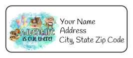 Up Movie Return Address Labels, Stickers, Personalized, Disney, Tags (30) - £9.27 GBP