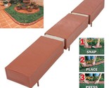 25 ft. Decorative Plastic Brick Edging Kit Garden Pathway Lawn Tree Edge... - £35.39 GBP