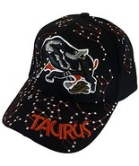 Zodiac Horoscope Sign Adult Size Adjustable Baseball Caps (Taurus) - £11.95 GBP