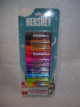 Hershey 10 Assorted Variety Flavored Lip Balms chocolate, taffy, nerds, twizzler - £7.87 GBP