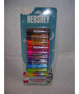 Hershey 10 Assorted Variety Flavored Lip Balms chocolate, taffy, nerds, ... - £7.73 GBP