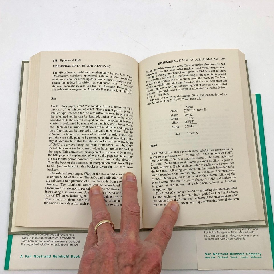 Celestial Navigation in the Computer Age Alton B. Moody First Edition HBDC Item image 11