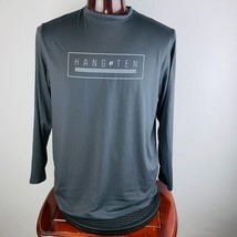 Hang Ten Mens Athletic Gray Long Sleeve Pullover Shirt - £28.12 GBP