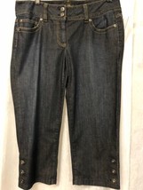 Ann Taylor Women&#39;s Jeans Modern Fit Denim Crop Size 8 X 21&quot; NWOT - £22.58 GBP