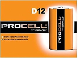 Duracell PGD PC1300 Procell Battery, Alkaline, D Size (Pack of 12) - £31.89 GBP