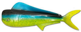 Artificial Soft Plastic 12&quot; Mahi-Mahi Dolphin Trolling Lure Bait 3 Pack - $634.25 MXN