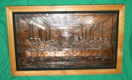 Vtg Jesus Of Nazareth Last Supper Disciple Religious Icon Copper Repousse 3D Art - £53.14 GBP