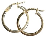 Pair Women&#39;s Earrings 10kt Yellow Gold 388662 - £31.66 GBP