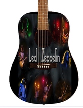 Led Zeppelin Custom Guitar - £230.29 GBP