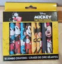 Disney Mickey Mouse 90th Anniversary Collectible 10 pk Jumbo Crayons  FS - £7.97 GBP