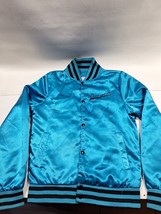 Paramore Concert Womens Satin Track Jacket Turquoise Small Vintage - $31.67