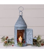 15 Inch Revere Candle Lantern in Weathered Zinc - £34.61 GBP
