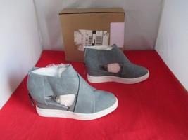 JOURNEE COLLECTION Women&#39;s Seena Sneaker Wedges - Blue - US Size 7 1/2  ... - $19.79