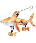 Jaws Shark Ocean Sea Ornament Metal Fair Trade Pilgrim Imports - £17.74 GBP