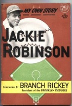 Jackie ROBINSON-MY Own True STORY-BROOKLYN DODGERS-AVON PUBS-1949-RARE - £203.54 GBP