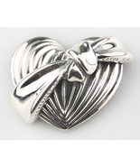Lagos Caviar Sterling Silver AIDS Project Heart Ribbon Brooch 1992 - $556.78
