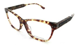 Bottega Veneta Eyeglasses Frames BV0016OA 005 53-15-145 Havana Italy Asi... - $109.37