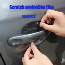 16/8pcs Universal Invisible Transparent  Door Handle Scratches Protective Protec - £57.43 GBP