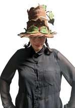 Fair Trade Nepalese Felt Alice in Wonderland Woodland Creatures Pixie Bowler Hat - £26.89 GBP
