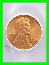 Scarce 1944 Lincoln Wheat Cent Penny No Mint Mark ICG MS-67 RED  - £391.12 GBP