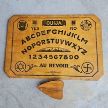 JM Simmons Ouija Wood Board + Planchette 1920s Spirit Witch Magic Spooky... - $668.25
