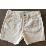 Universal Thread™ ~ Size 4 ~ Frayed Hem ~ Off-White ~ Denim ~ Boyfriend ... - $548.02 MXN
