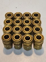 16 Quantity of Perfecting Coupling Series E 1/4&quot; Quick Couplings FNPT (16 Qty) - $79.99