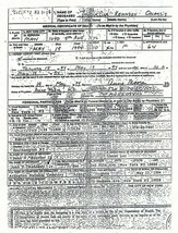 Jackie Onassis Kennedy Death Certificate Reproduction - £4.67 GBP