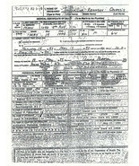 Jackie Onassis Kennedy Death Certificate Reproduction - £4.75 GBP