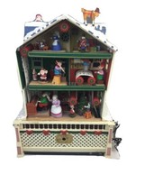 Mr Christmas Santas Workshop Holiday Action Musical Vtg Music SOLD AS IS parts  - £79.61 GBP