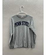 Fruit of the Loom Long Sleeve T-Shirt Size Small Gray Penn State Logo - £11.25 GBP