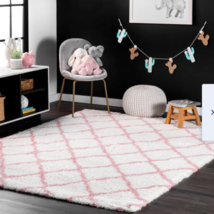 Rugs USA Baby Pink Diamond 4 x 6 Area Rug - $70.00