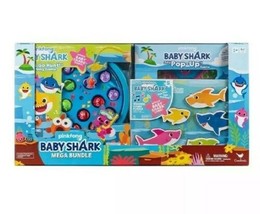 Cardinal Games Pinkfong BABY SHARK Mega Bundle Puzzles &amp; Games (4) for Kids NEW! - £31.38 GBP