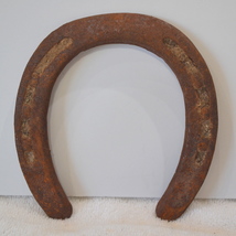 Horseshoe, #1292, real horseshoe, rusty horseshoe, horseshoes, antiques - £13.34 GBP